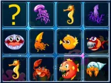 Sea Creatures Cards Match